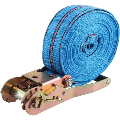 Sangles à Cliquet 5 Tonnes - Lot De 4, Polyester Jaune/Violet, Pour Remorque Et Récupération