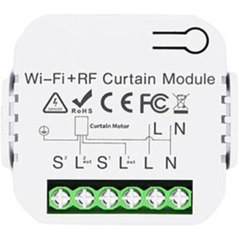 Interrupteur Module Volet Roulant Sans Fil Tedeligo - Commande à Distance AC 220V 230V - Portée 100M - Kit Complet