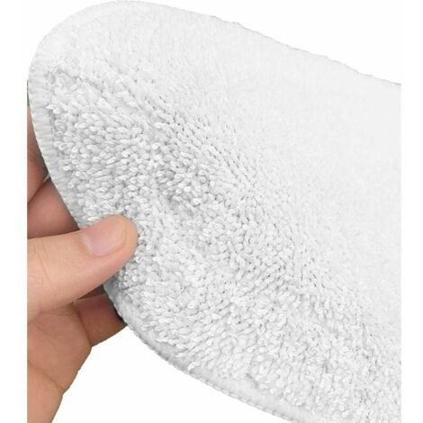 8 Lingettes Rechange Pour Balai Vapeur Polti - Serpillières Lavables Microfibre - Compatible SV440