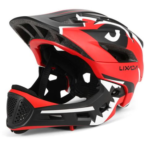 Casque De Vélo Enfant Pleine Protection - Coque Polycarbonate, Léger 440g, Réglable Tour De Tête 48-56cm - Avec Feu Arrière Pour Sécurité Nuit