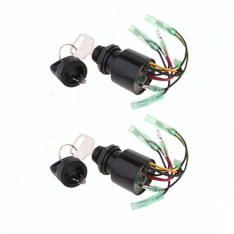 Interrupteur De Démarrage Avec 2 Clés Pour Willys MB Jeep - Acier, Trou De 22mm, Pièce Neuve