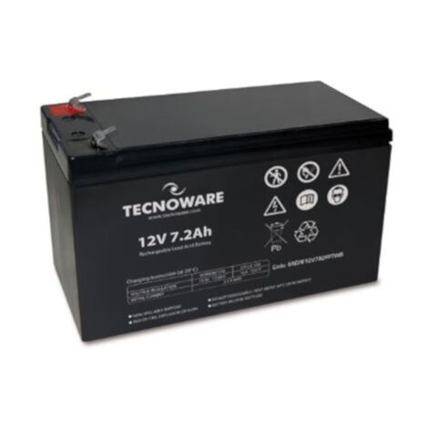 BATTERIA TECNOWARE EACPE12V7A2TWB 12V 7 2A ERMETICA AL PIOMBO