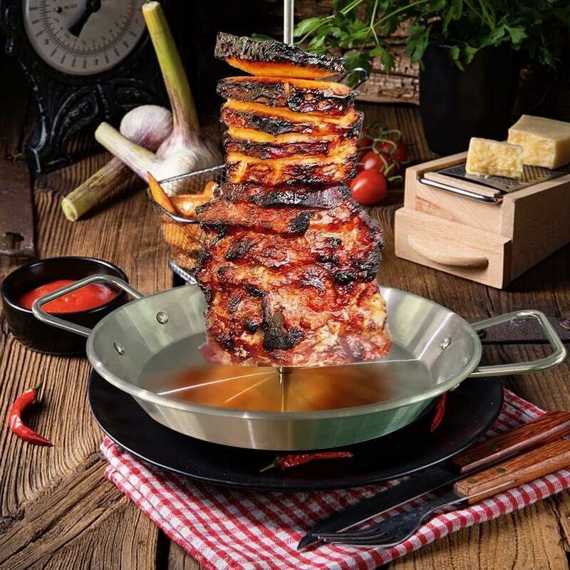 Barbecook spatule à poisson pour barbecue et plancha, ustensile barbecue en  inox et bois 37cm