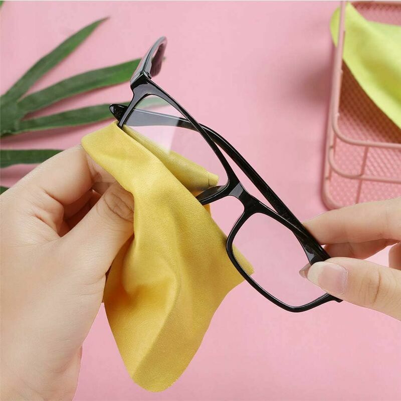 Lingette réutilisable pour nettoyage des lunettes et smartphones
