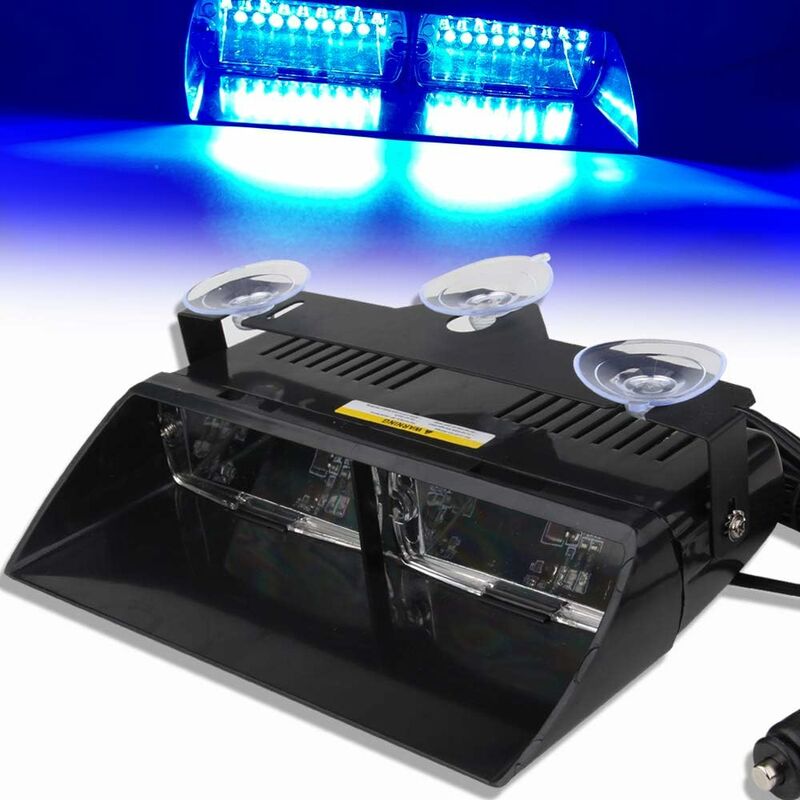 Acheter Lumière stroboscopique clignotante LED pour voiture, voyant  d'avertissement pour camion, lumières de Police, lampe stroboscopique  d'urgence