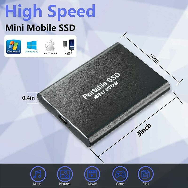 Disque SSD portable mobile, mise à niveau de l'extension SSD 16 To