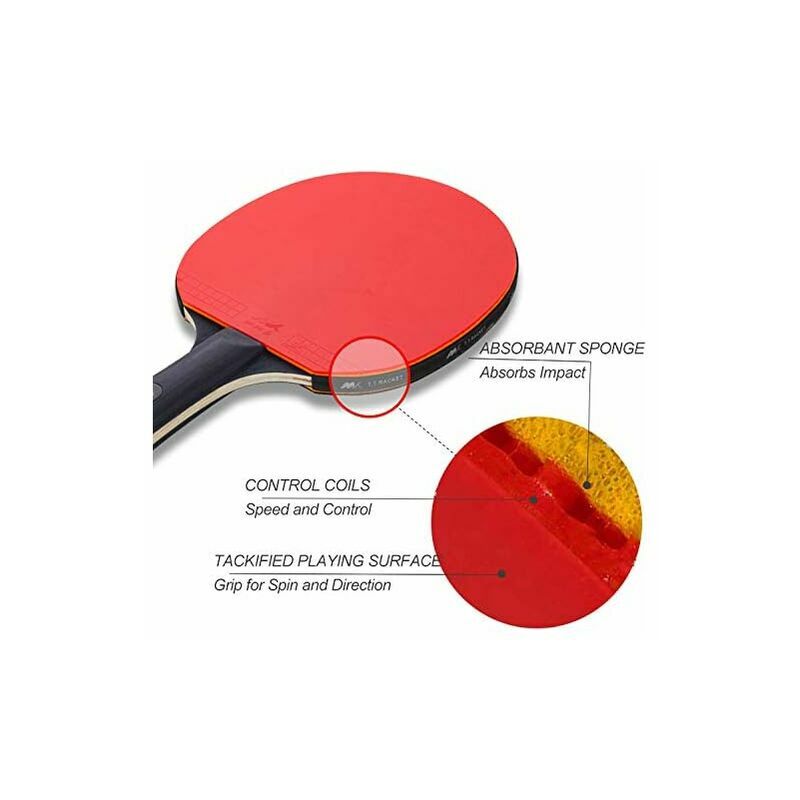 Table de ping-pong pliante professionnelle raquettes et balles Booster