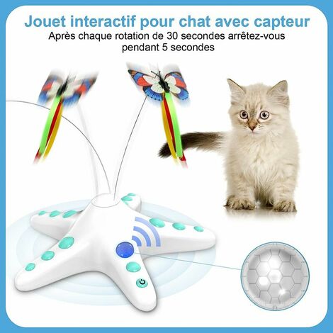 Jouet pour chat Interactif Automatique Capteur Intelligent Serpent  électronique