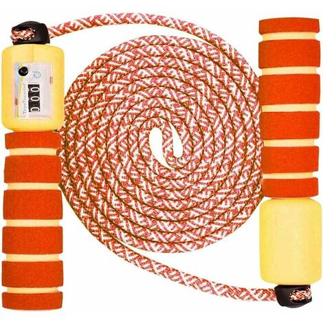 Accessoire pour saut à la corde de qualité avec poignées en mousse