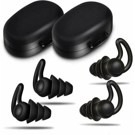 Acheter Bouchons d'oreilles en silicone réutilisables Suppression du bruit  Voyage Dormir Concert Bouchon d'oreille
