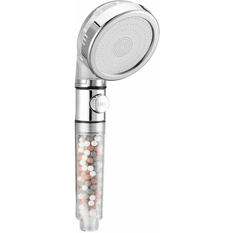 Pommeau de douche haute pression réglable Interrupteur de filtre  remplaçable en tourmaline 3 modes d'économie d'eau SPA