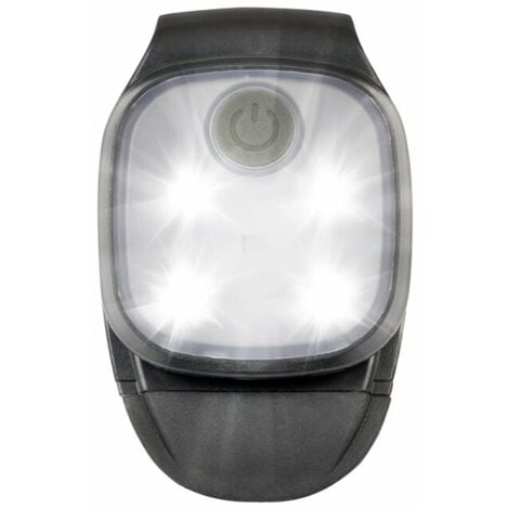 Lumières de Sécurité à LED avec Clip, Lampe Frontale LED pour