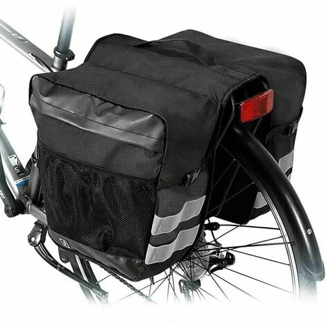 Porte-bagages avant pour vélo, porte-bagages, sacoches pratiques noires
