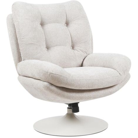 Fauteuil pivotant Magnum pied blanc - Amadeus