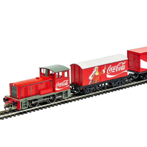 Train de Noël Coca Cola pour base de village de Noël  - My Village