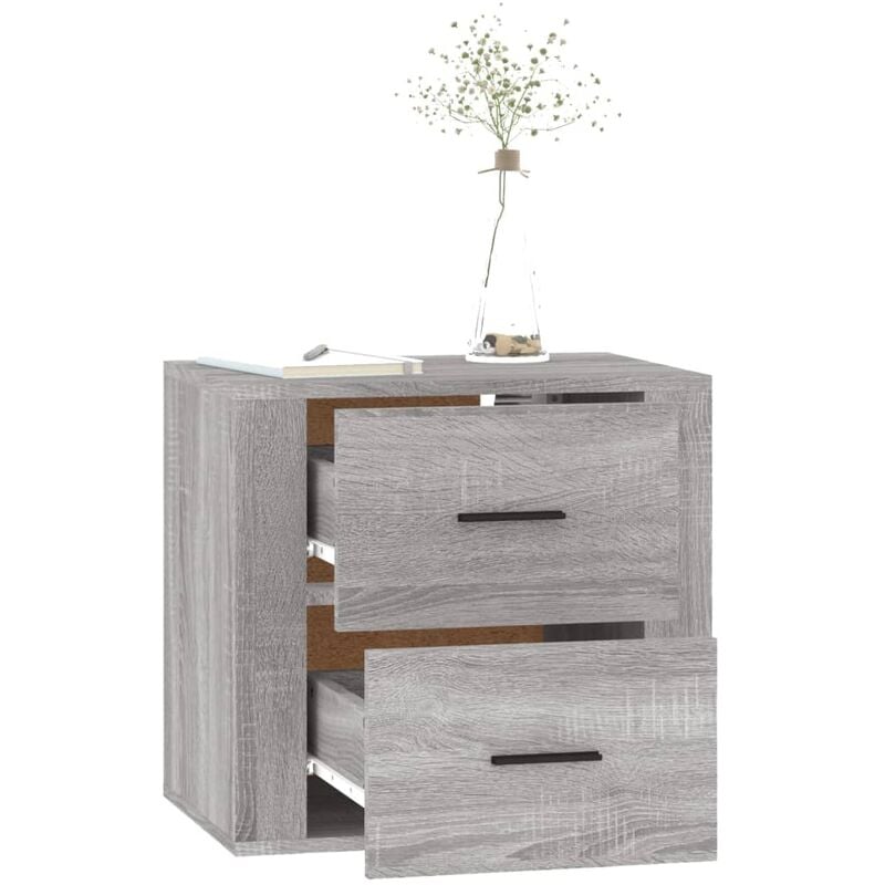Muebles auxiliares para Dormitorio, mesita De noche móvil, color gris,  madera maciza, YYY45XP - AliExpress