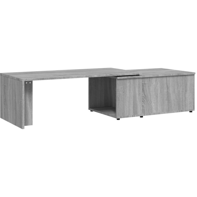 Mueble auxiliar madera contrachapada gris Sonoma 35x35x55 cm - referencia  Mqm-826367