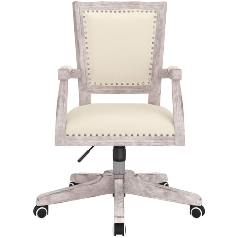 Silla De Oficina Ergonómica Giratoria Silla De Escritorio Beige