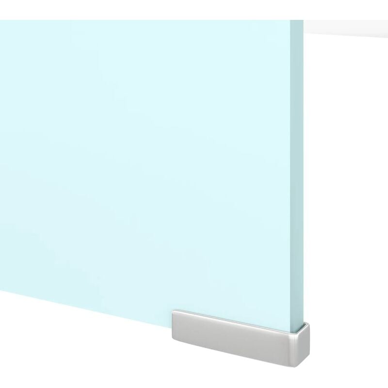 Soporte para TV/Elevador monitor cristal blanco 120x30x13 cm - referencia  Mqm-244149