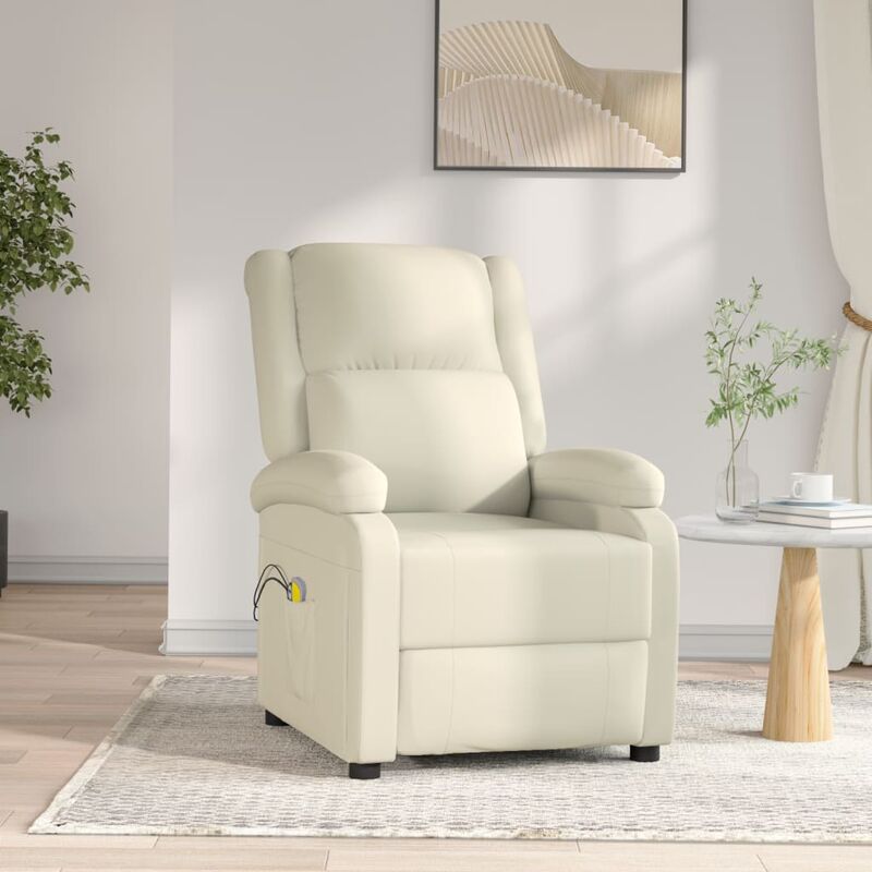 Sillón Relax Eléctrico Levanta Personas Trevi Crema