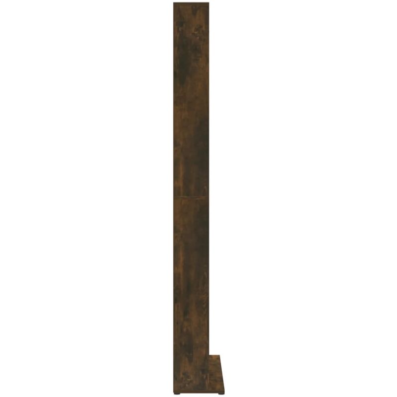 Estantería madera contrachapada roble ahumado 48x25,5x140 cm - referencia  Mqm-816005