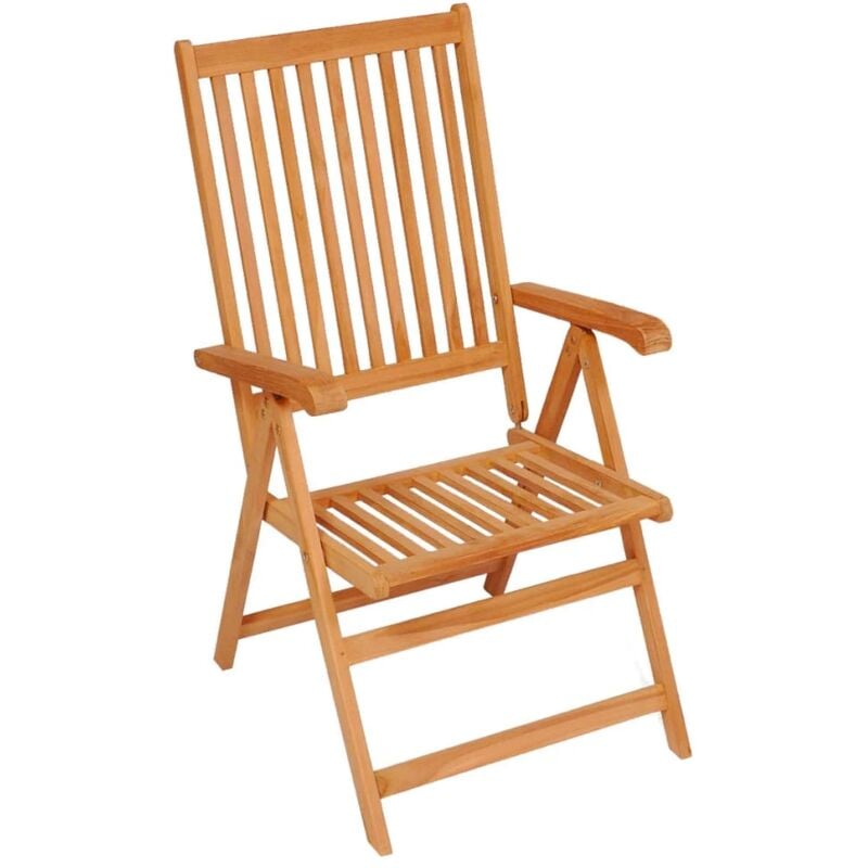 Silla de playa de madera, silla plegable reclinable, sillas reclinables  ajustables con marcos de madera y reposacabezas acolchado, altura de 4  niveles
