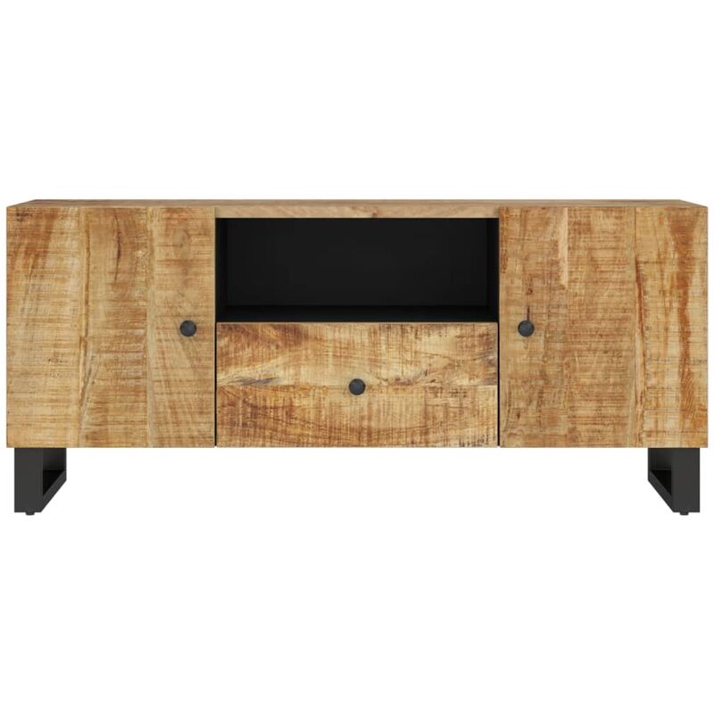 Mueble de TV SKRAUT HOME Loft (137x40x57cm - Melamina - Marrón)