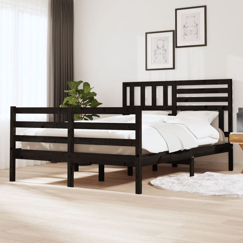 HOMN LIVING Estructura de Cama tapizada Sorni de 30 cm, Base para colchón,  Somier de láminas de Madera, Montaje Sencillo, 150x190 cm, Beige