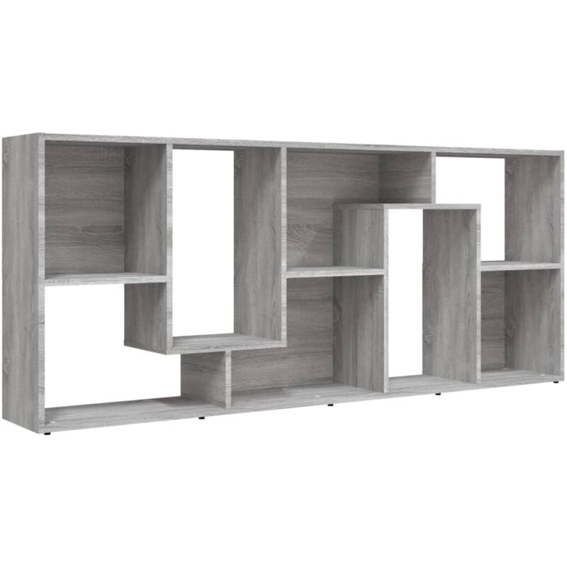 Maison Exclusive Estante de almacenaje madera contrachapada gris 60x30x105  cm