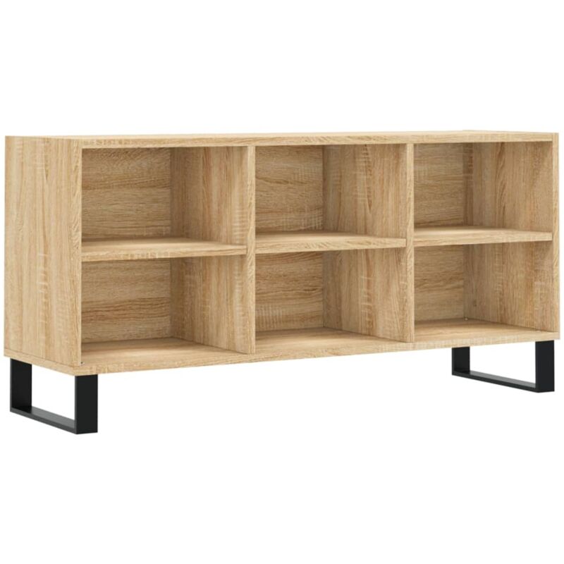Mesa TV Salon,Mueble de TV madera de ingeniería roble Sonoma 103