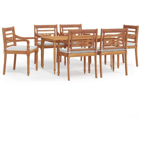 Mesa De Comedor Exterior De Teca Maciza 200x100 Cm - Para Jardín, Terraza O Patio