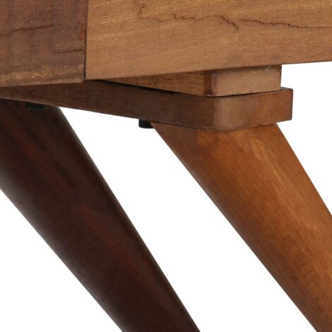 Aparador Moderno  Aparador de Salón Cómoda de madera maciza reciclada marrón 110x30x75 cm ES92048A