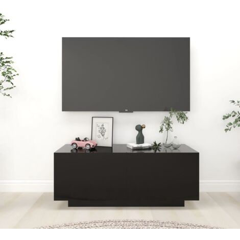 Mueble TV, Televisión, 200x45x35cm, Negro