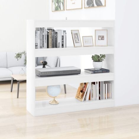 Estanterias librerias 60 cm - metal blanco - 6 niveles