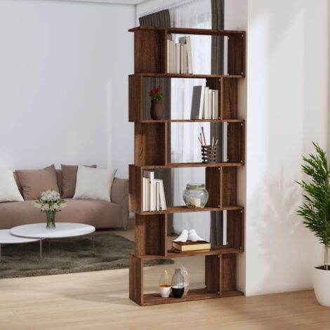 VASAGLE – Estantería de madera para libros y decoración separador