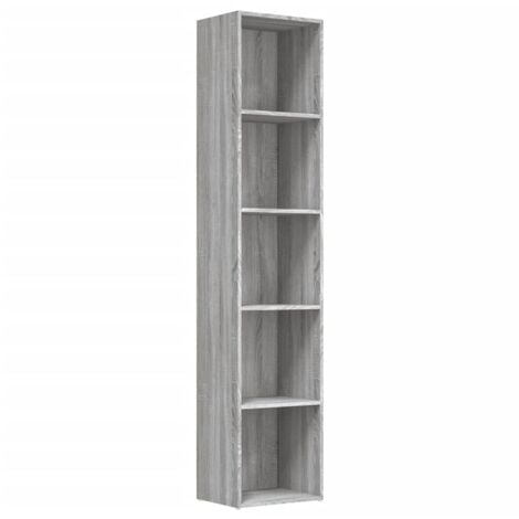 Maison Exclusive Estantería librería madera contrachapada blanco 36x30x171  cm