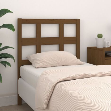 Maison Exclusive Cabecero de cama madera maciza de pino blanco 140,5x4x100  cm