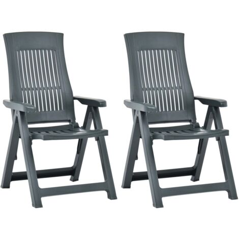 Juego de sillas de playa, sillas de patio, muebles de patio, sillas  reclinables para exteriores, 2 piezas
