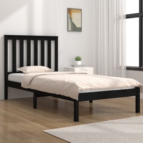 Maison Exclusive Estructura de cama madera maciza 90x190 cm