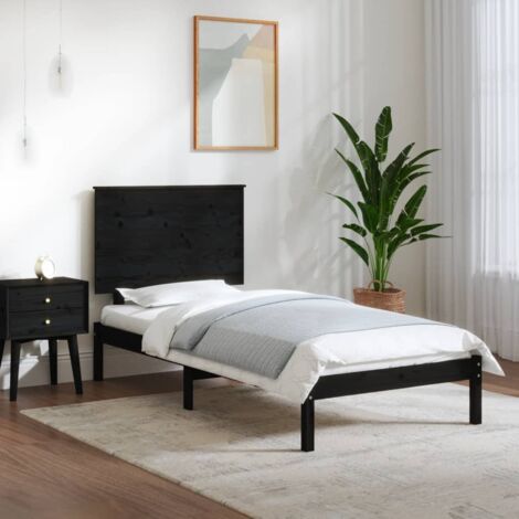 Maison Exclusive - Estructura de cama individual con cajones gris 90x190 cm