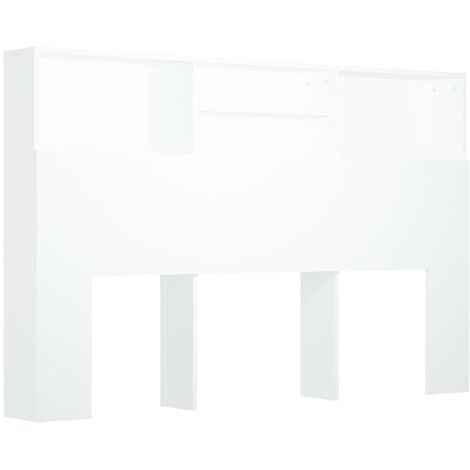 Cabecero de cama para dormitorio  Mueble cabecero estilo moderno  blanco 160x19x103,5 cm ES50266A