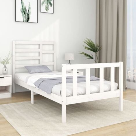 Elegante cama individual de diseño 90x190