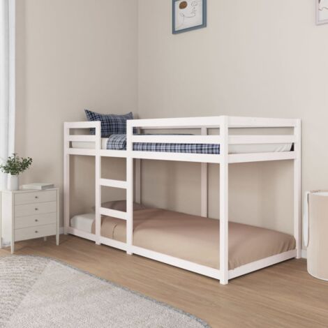 Cama Doble Max & Lily De Madera Maciza Con Cama Nido, Color