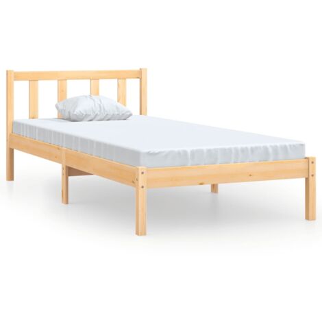 Maison Exclusive Estructura de cama madera maciza de pino 90x190