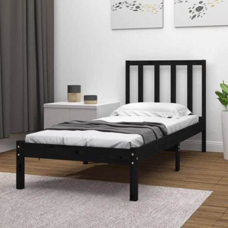 Maison Exclusive Estructura de cama madera maciza 90x190 cm