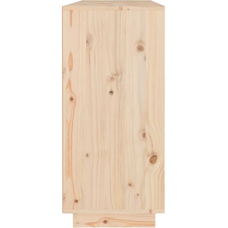 Aparador madera maciza de pino blanco 111x34x75 cm - referencia