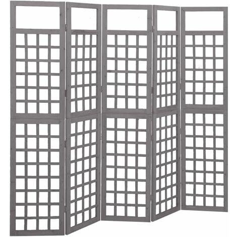 HOMCOM Biombo de 4 Paneles de Bambú Separador de Ambientes Plegable Divisor  de Espacios para Dormitorio Salón 180x180x1,9 cm Marrón y Negro