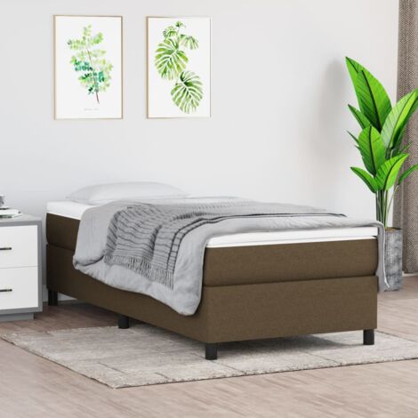 HOMN LIVING Estructura de Cama tapizada Sorni de 30 cm, Base para colchón,  Somier de láminas de Madera, Montaje Sencillo, 150x190 cm, Beige