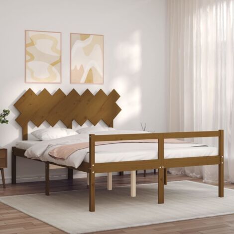 MALM estructura de cama, negro-marrón, 140x200 cm - IKEA