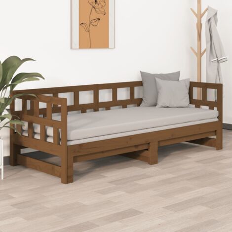 Cama dobrável aglomerado branco 101x99x40